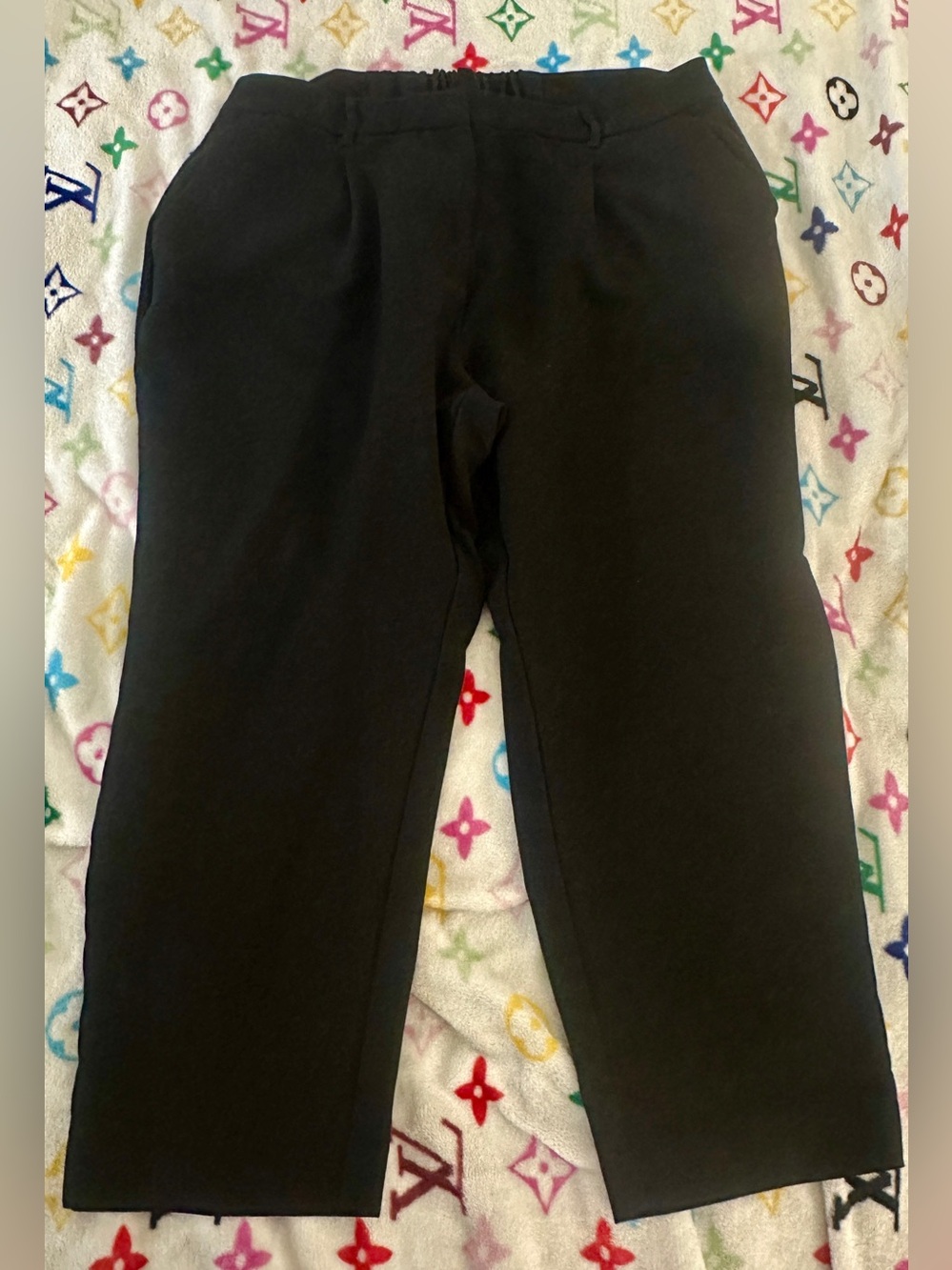 Old Navy Women’s Black Taylor Trouser Bottoms - Extra High Rise XXL